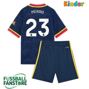 Arsenal Mikel Merino #23 Replik Auswärtstrikot Kinder 2026-27 Kurzarm (+ Kurze Hosen)
